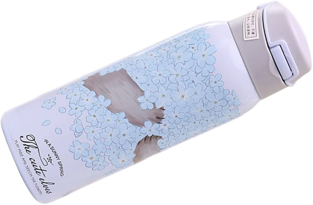 The Cute Elves Straw Water Bottles  (Nuan Qin Cup)