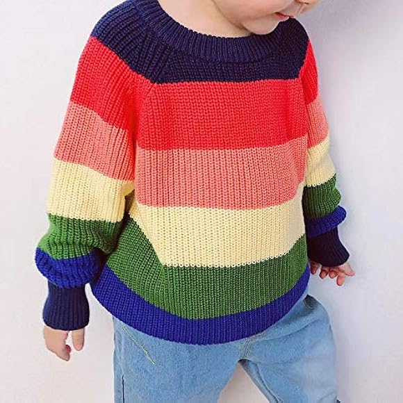 Campure Rainbow Cotton Knit Jumpers