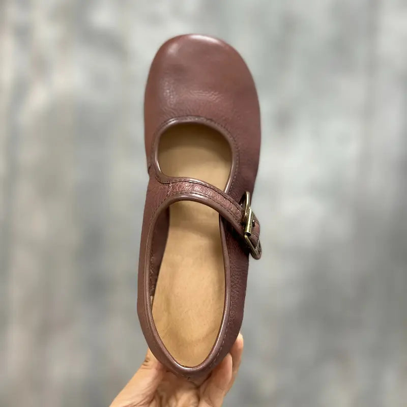 Mary Jane Classic Leather Flats