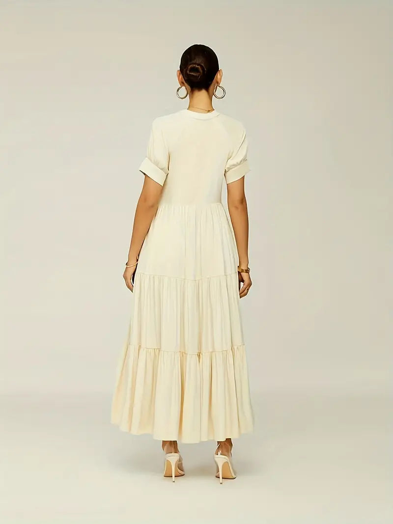 Elegant Tiered Maxi Dress