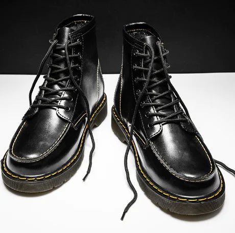 Randolph Cowhide Leather High-Top Boots