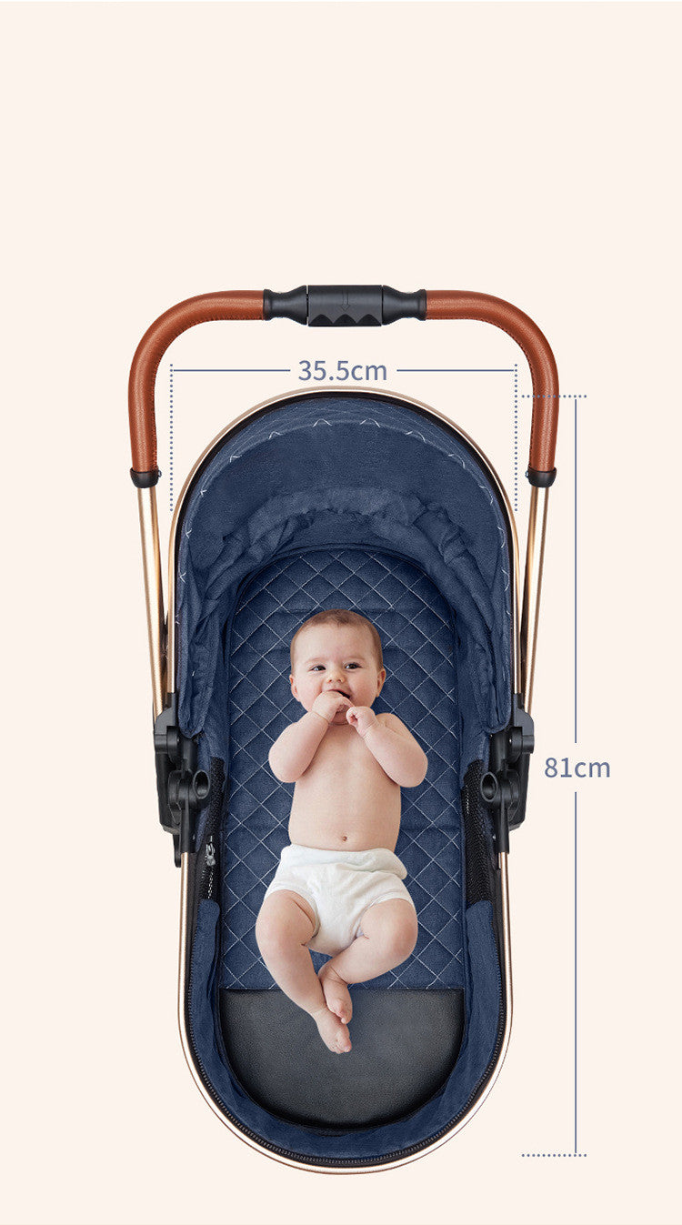 Stylish High View Lightweight 3 in 1 Pram and Strollers