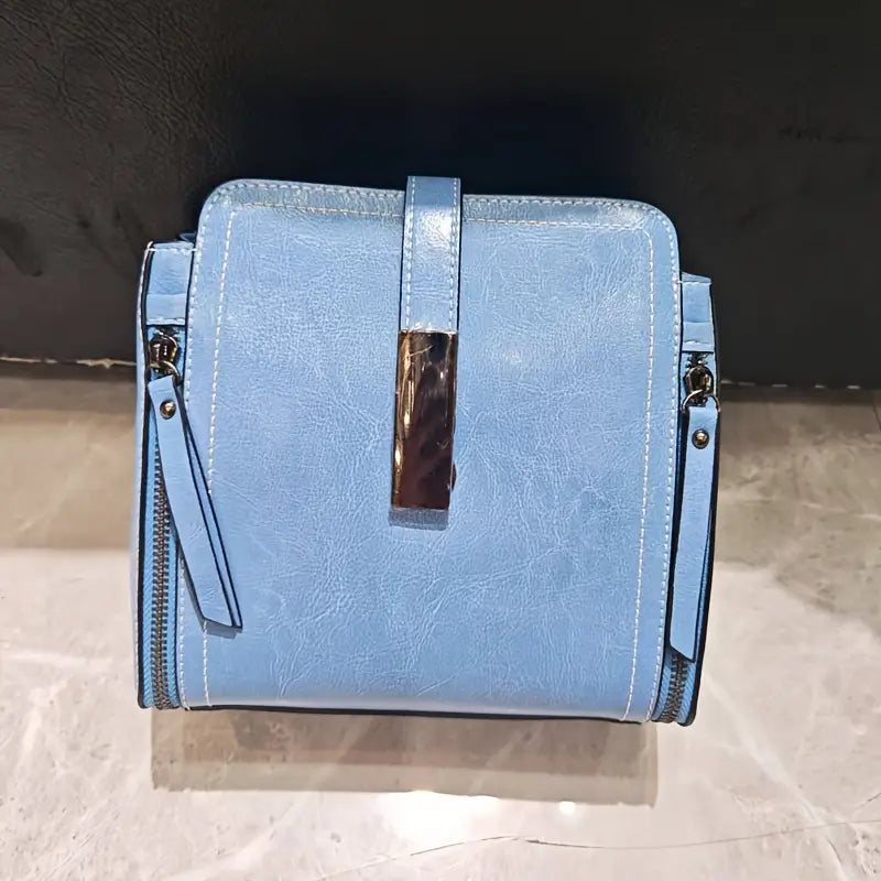 MACOO Split Leather Handbag