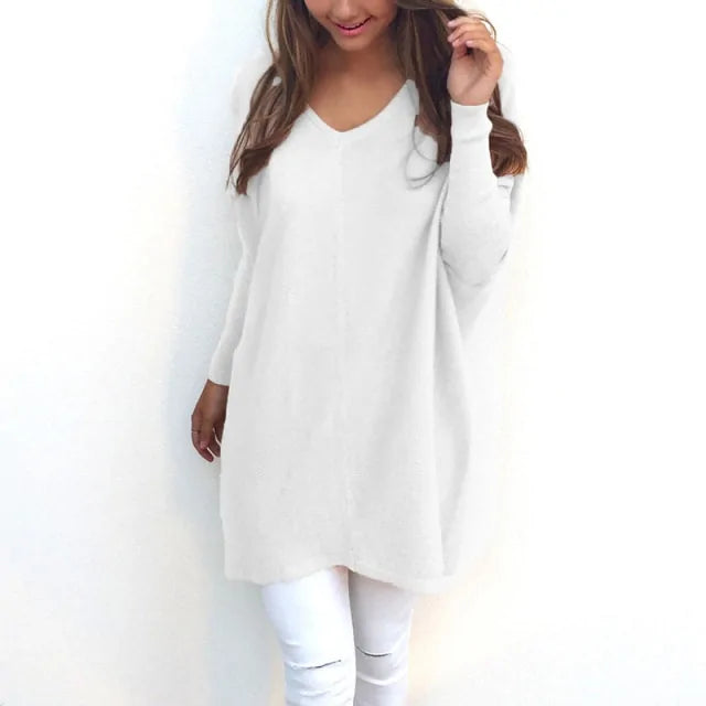 Cashmere Feel Longline Sweater