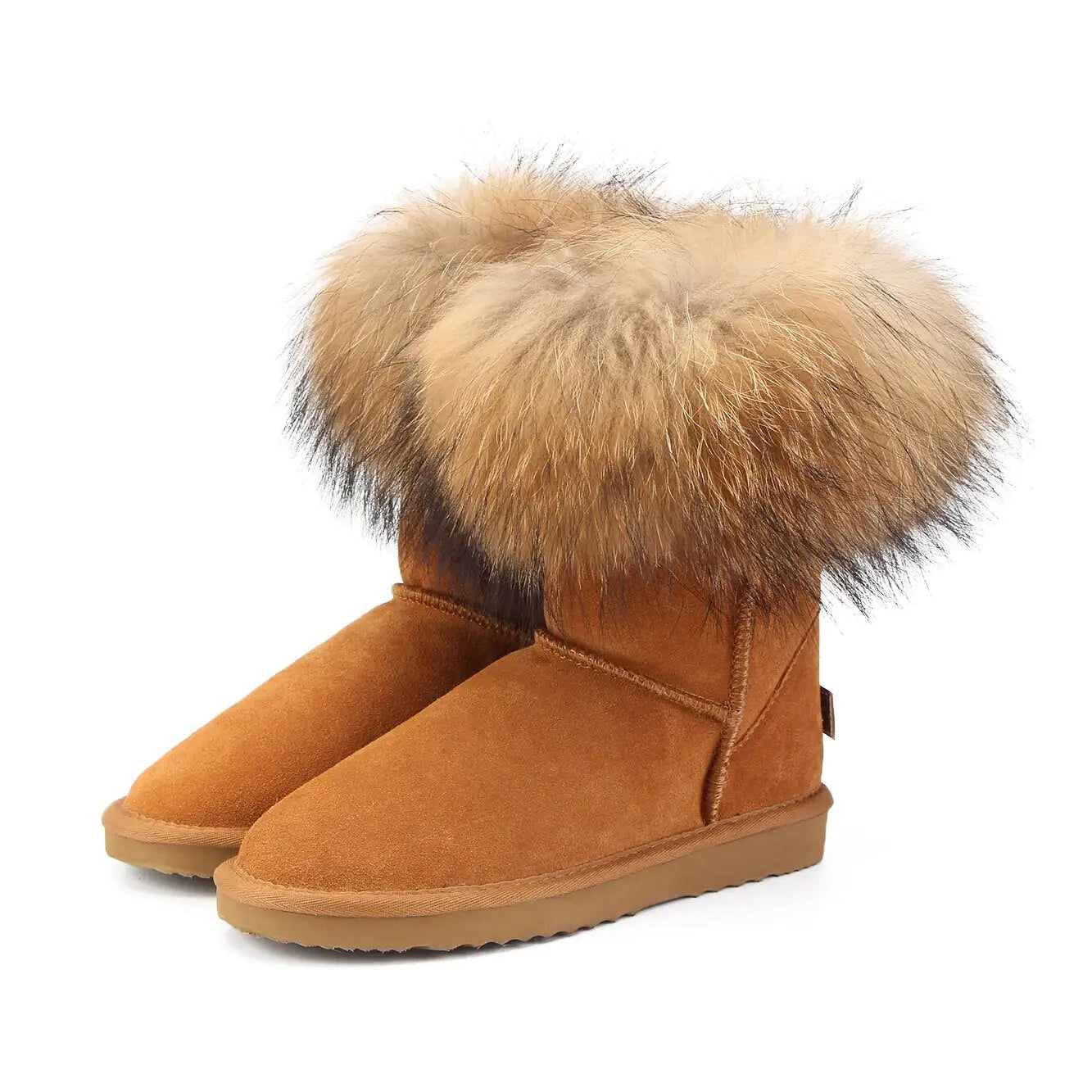 MBR Force Fox Fur Snow Boots