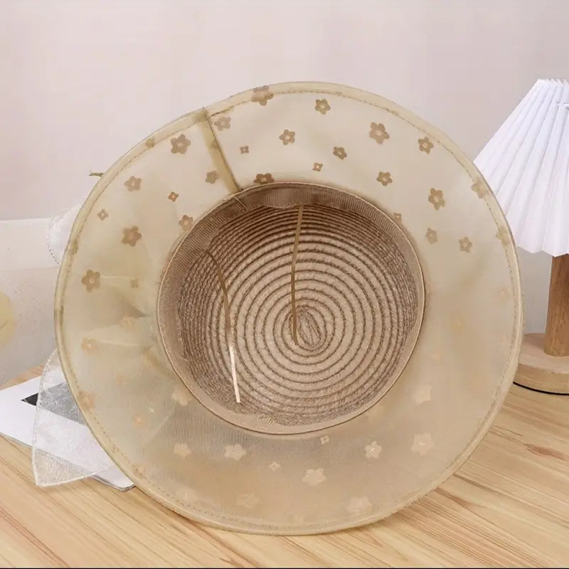 Versatile Two-Tone Floral Hats