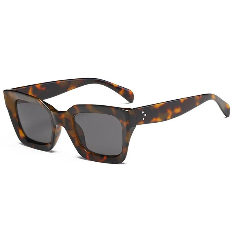 FEISEDY Luxury Square Sunglasses