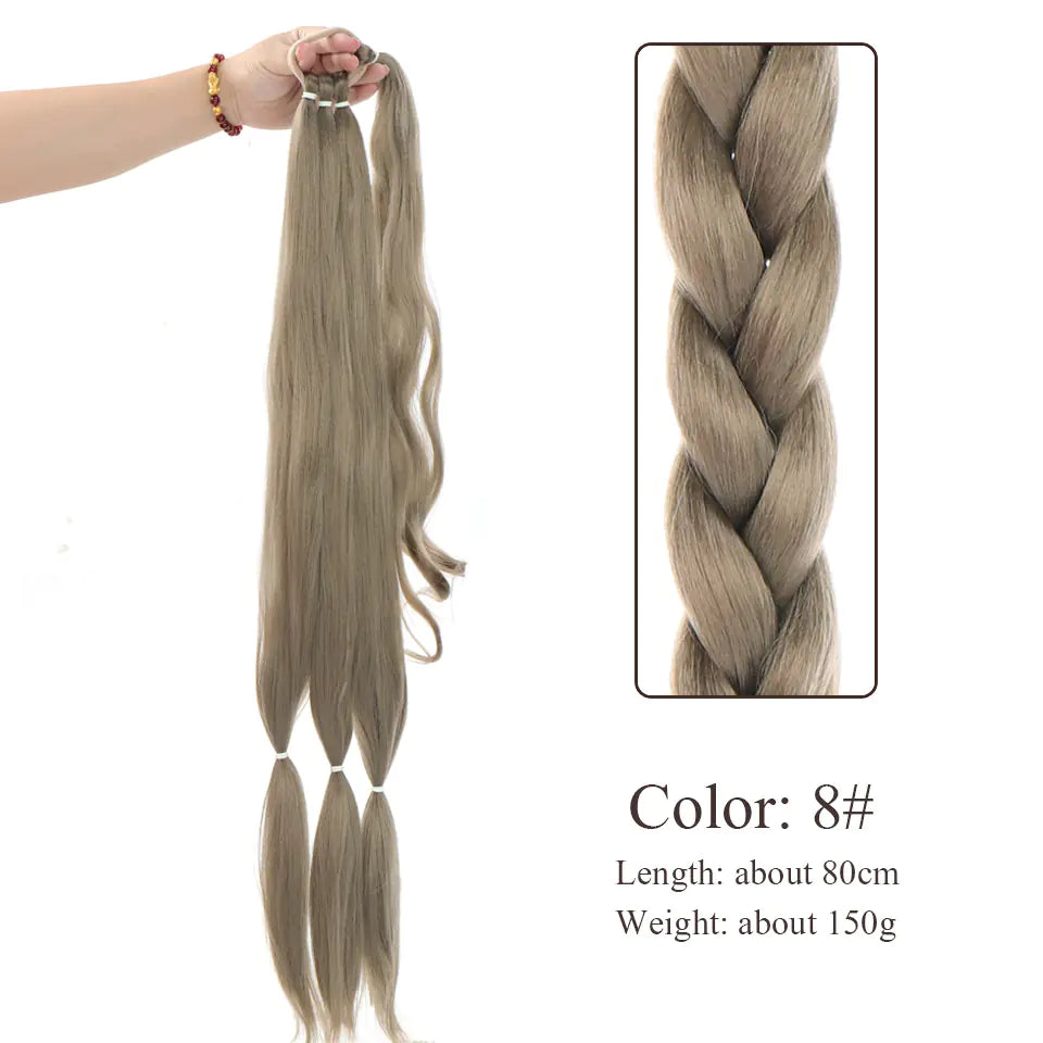 European Long Hair Ponytail Extensions