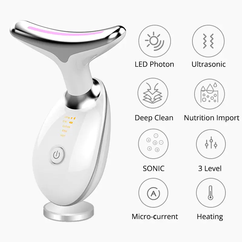 LED Photon Beauty Facial Massager