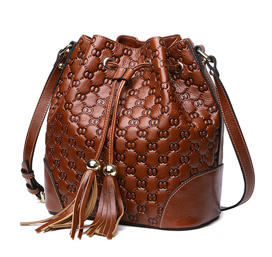 Vintage Leather Bucket Bags