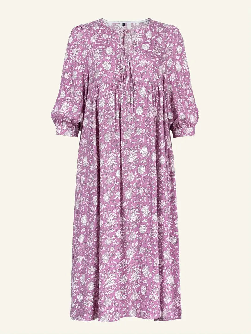 Eilly Bazar Viscose Printed Dress