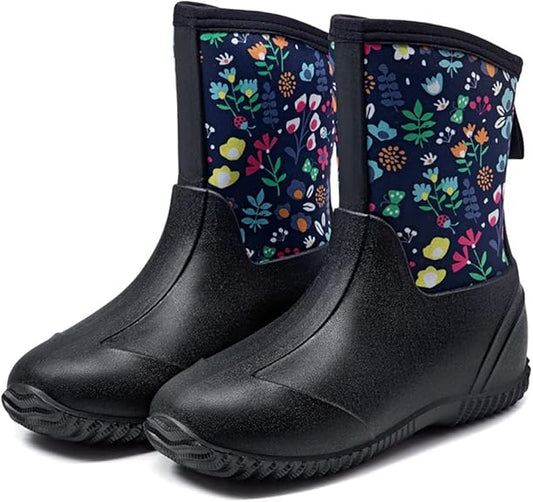 BOGS Waterproof Neoprene Mid Rise Rain Gumboots