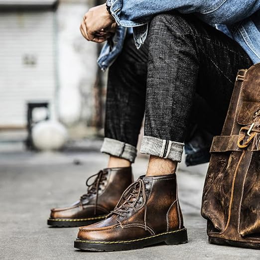 Randolph Cowhide Leather High-Top Boots