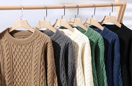 Hawthorne Acrylic Loose Knitted Aran Pullover Sweaters