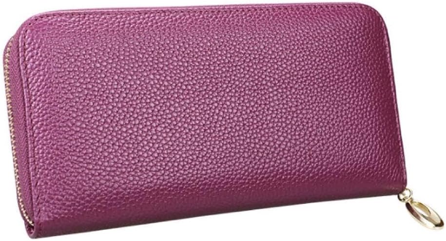 OX KNIGHT Cowhide Leather Multifunctional Zip Wallets