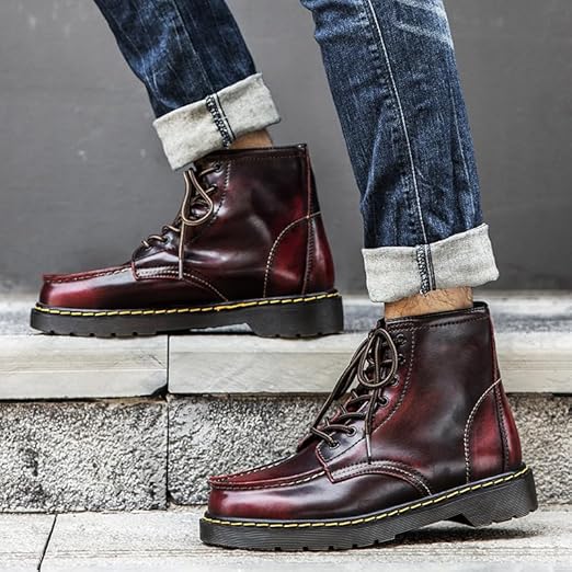 Randolph Cowhide Leather High-Top Boots