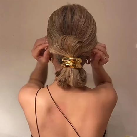 Metal Cuff Hair Ties