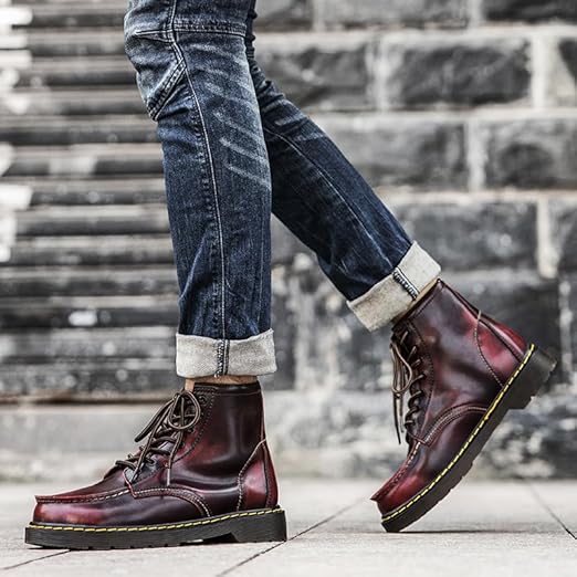 Randolph Cowhide Leather High-Top Boots