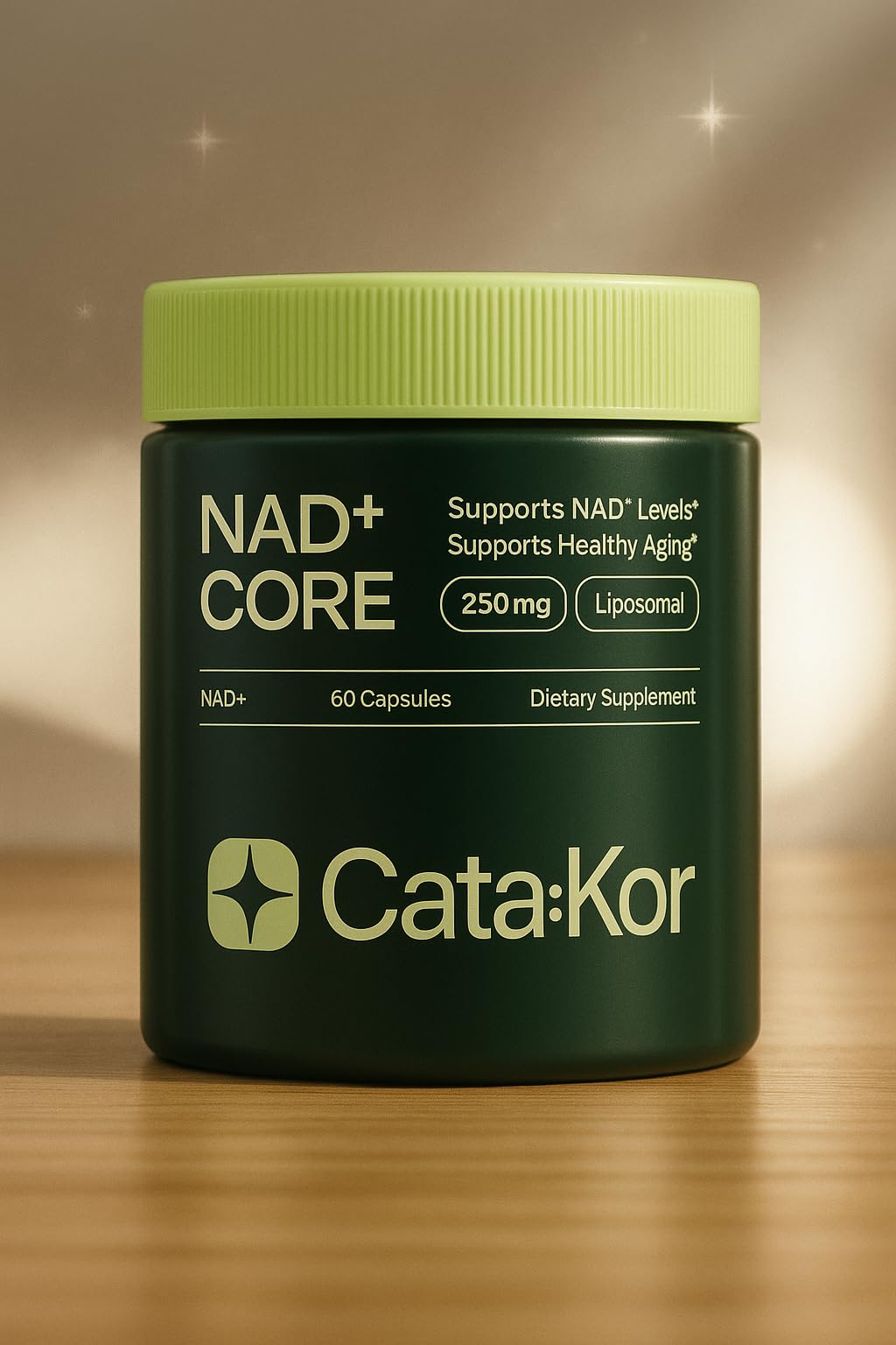 Cata-Kor NAD+ Advanced - NAD Supplement with Resveratrol