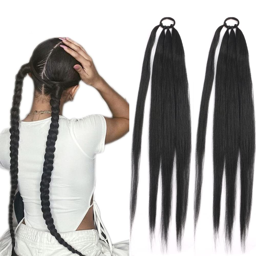 European Long Hair Ponytail Extensions