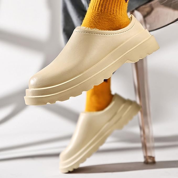 Waterproof Plush Indoor EVA Slippers
