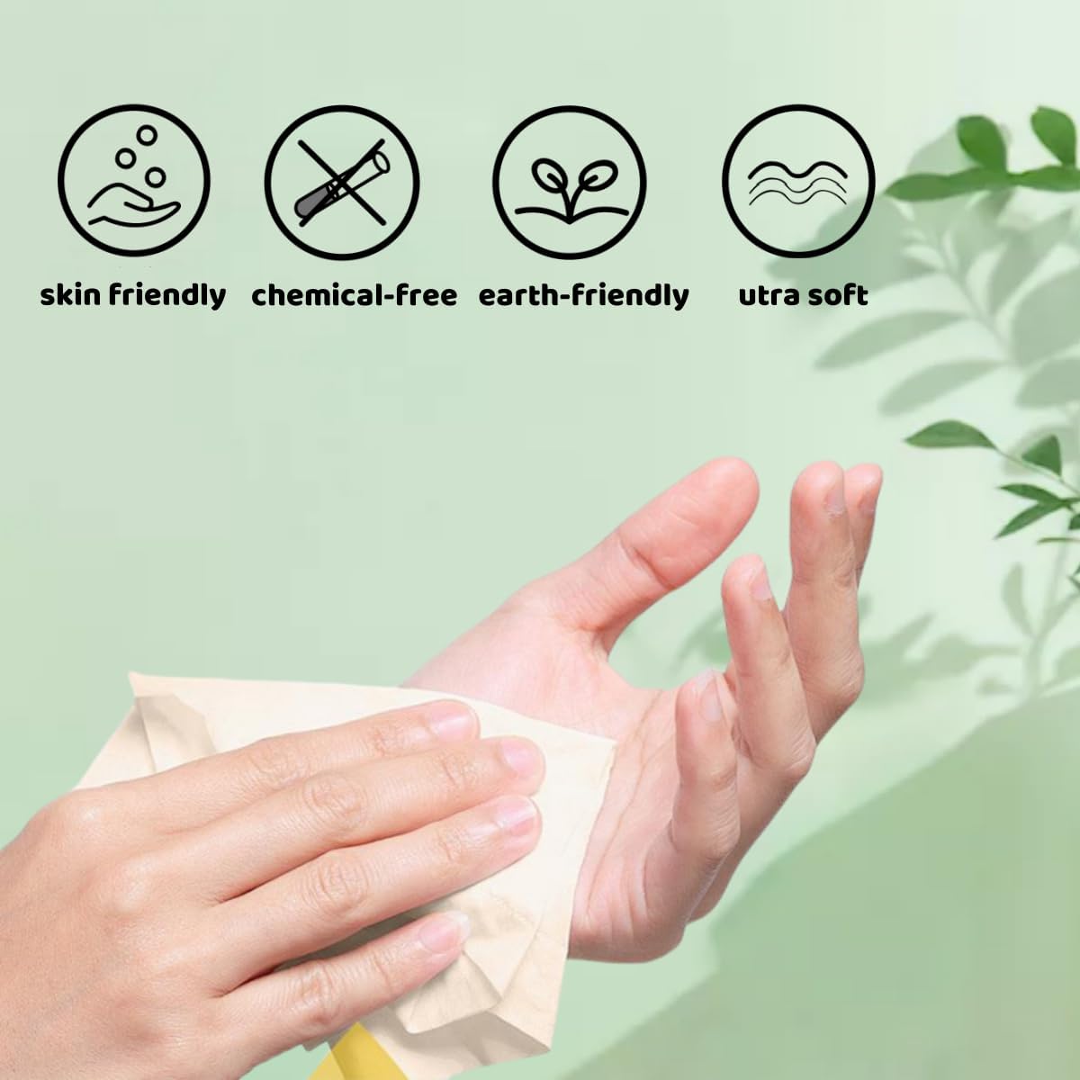 ECO Bamboo Thick 4 Ply Unbleached Toilet Paper