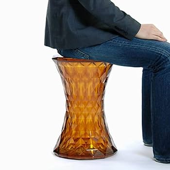 Crystal Acrylic Transparent Vanity Stool
