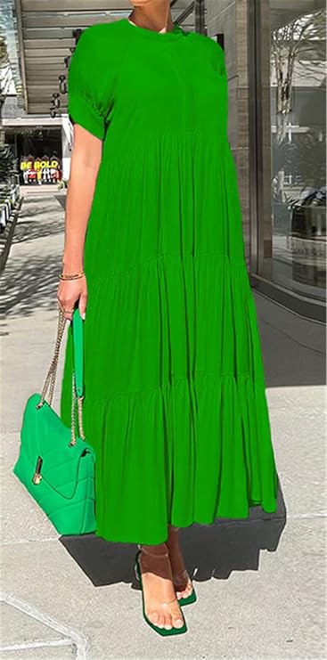 Elegant Tiered Maxi Dress