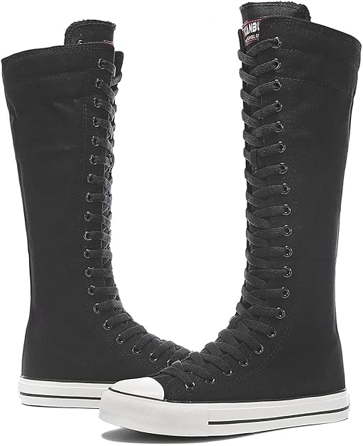 High-Top Canvas Moccasin Sneakers
