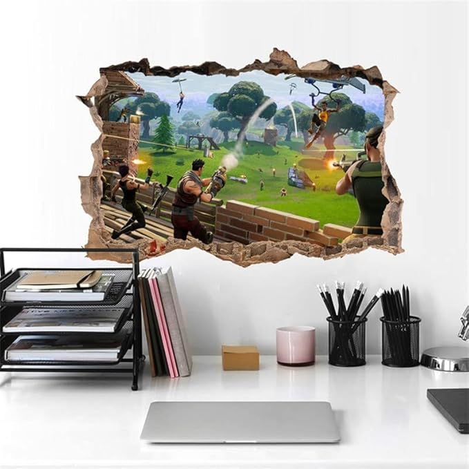 3D Fortnite PVC Wall Stickers