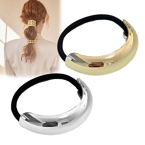Metal Cuff Hair Ties