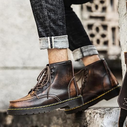Randolph Cowhide Leather High-Top Boots
