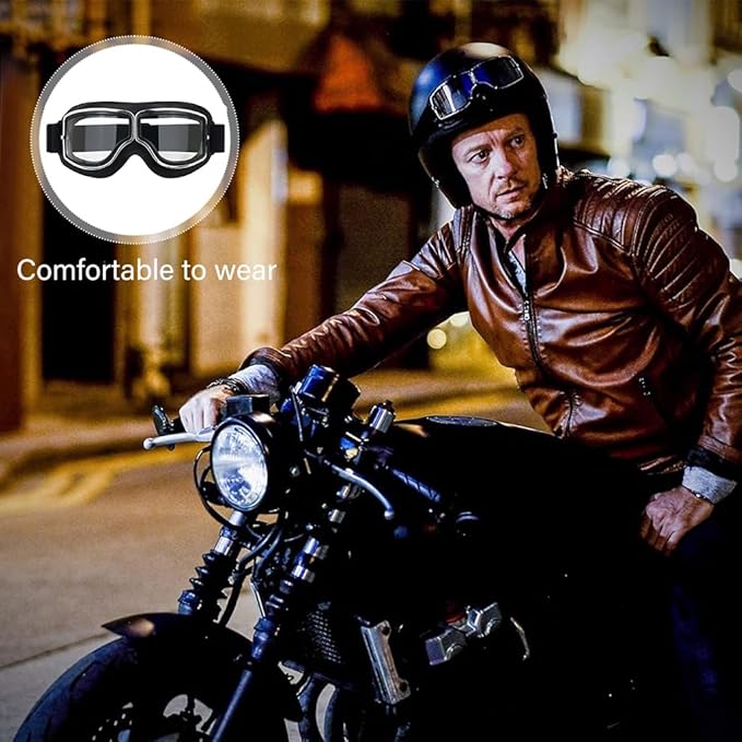 Harley Motorcycle Helmet Aviator Goggles