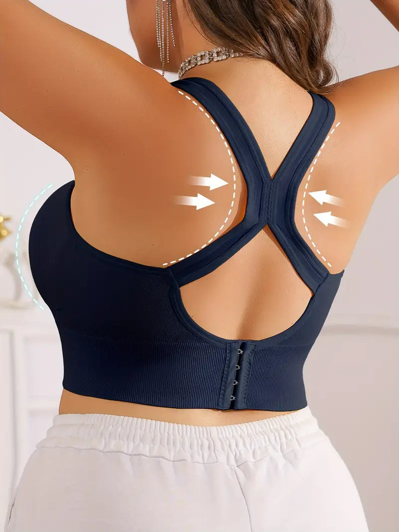 CELILIN Racerback Plus Size Sports Bras
