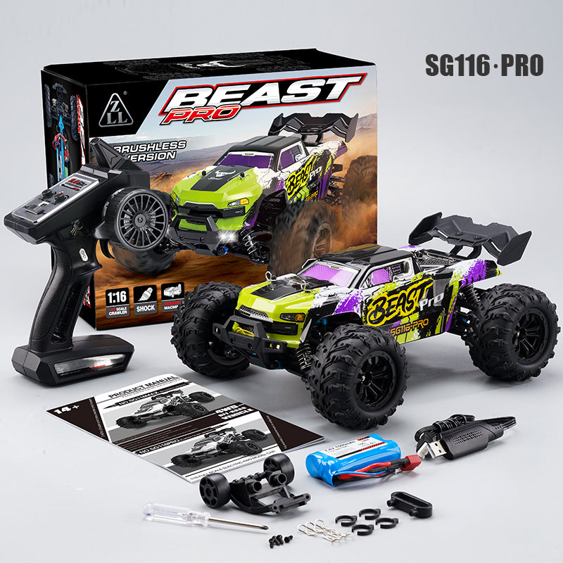 BEAST MAX and PRO High-Power Four-Wheel Drive RC Off-Road Racing Cars
