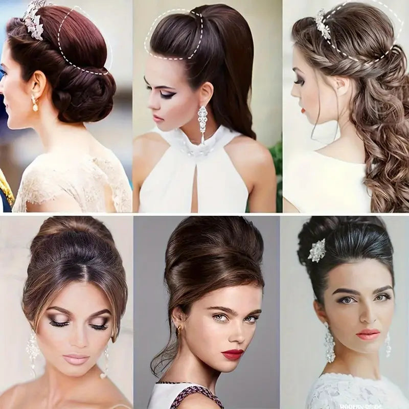 Hair Volumizing Updo Buns Hair Clip Comb