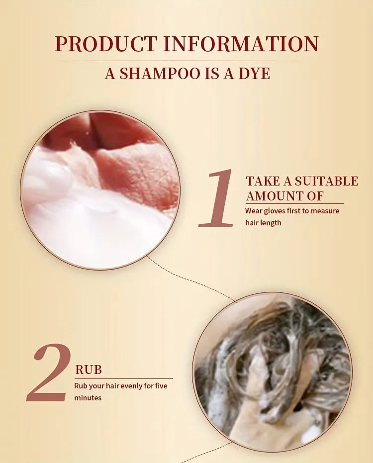 MOKERU Argan Oil Hair Color Shampoo