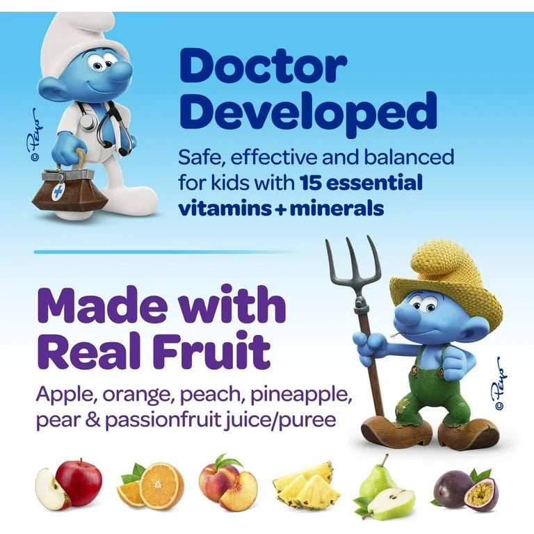 The Smurfs, Kids Berry Gummy Supplements