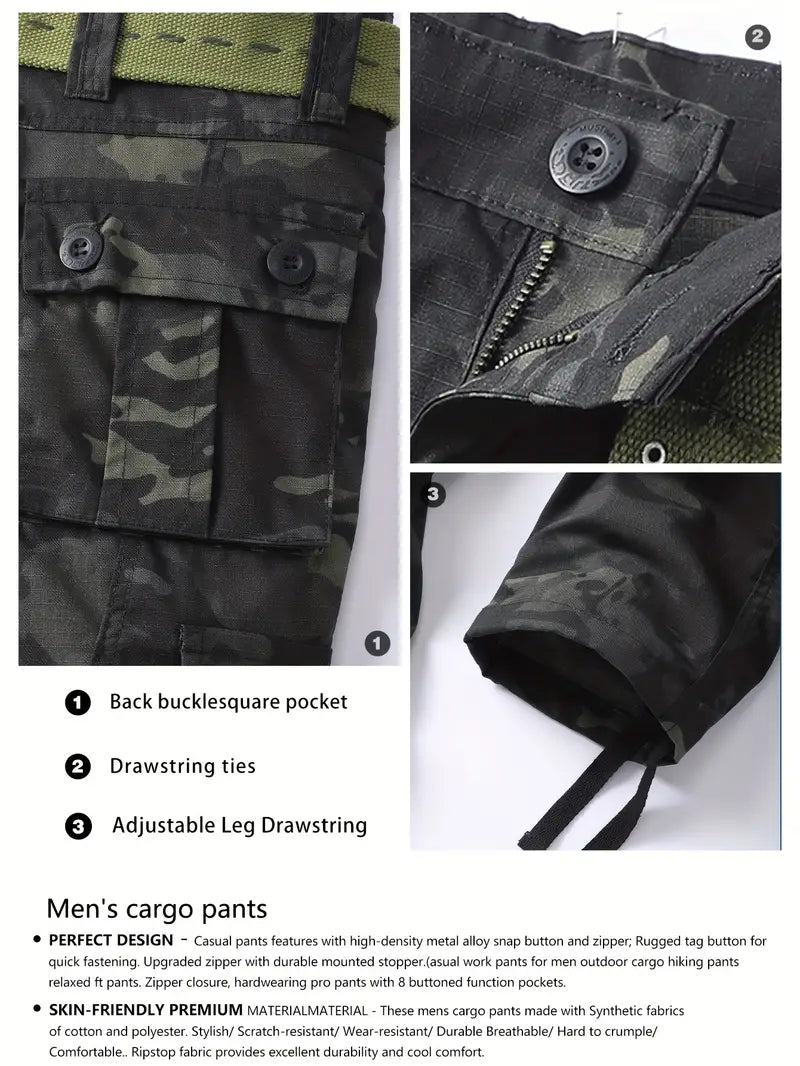AKNAVY Camouflage Tactical Cargo Pants