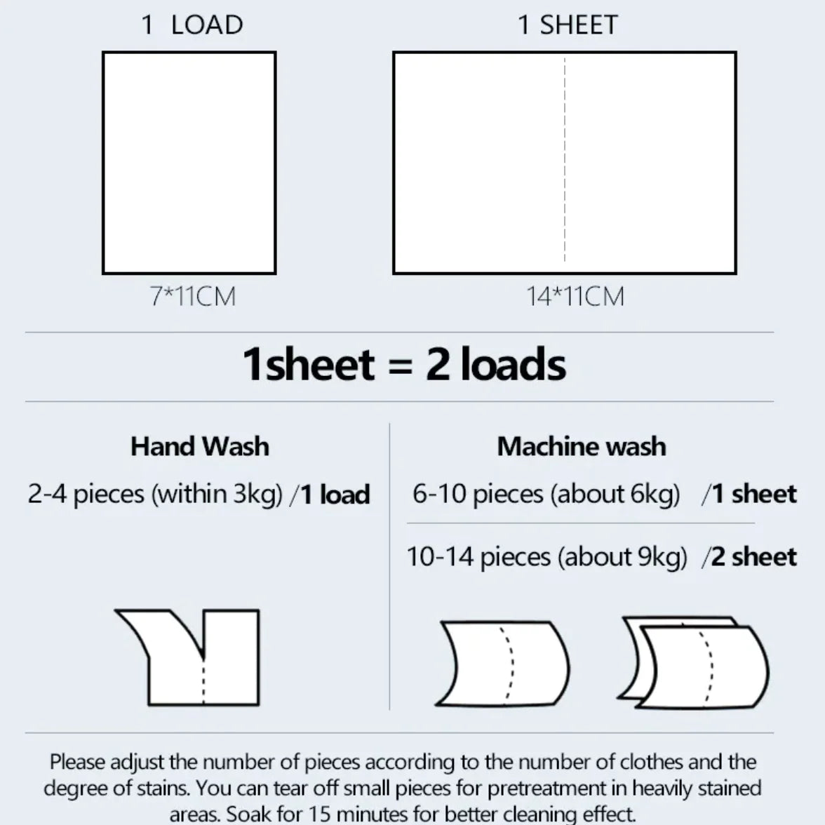 APPTRIN Eco Laundry Detergent Sheets