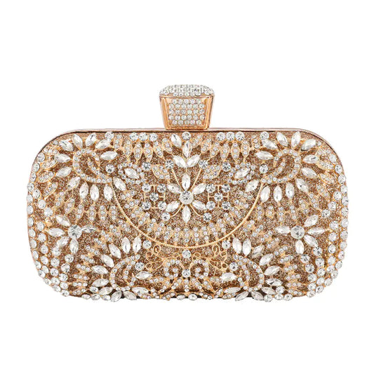 Diamante Evening Clutch Handbag