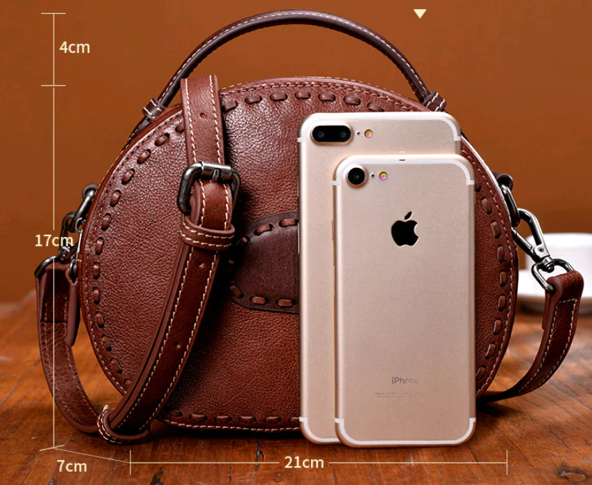 Ginni Vintage Genuine Leather Crossbody Handbags