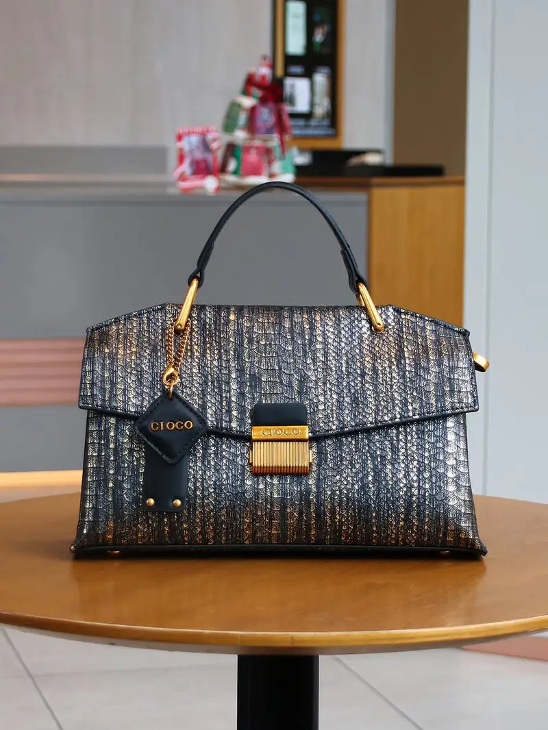 CIOCO Kiss Lock Snake Handbags