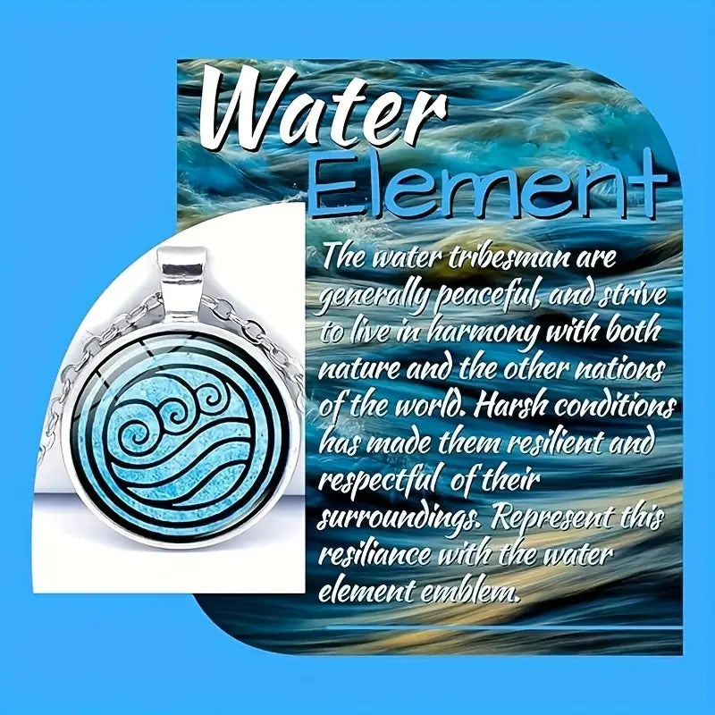 Zodiac Elements Glass Radiant Pendants