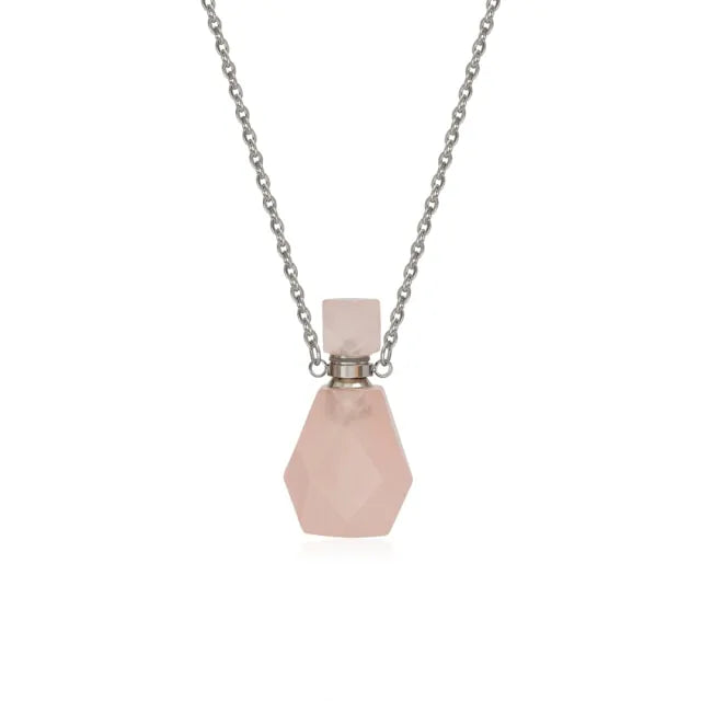 Essential Oil Bottles Natural Stone Pendant
