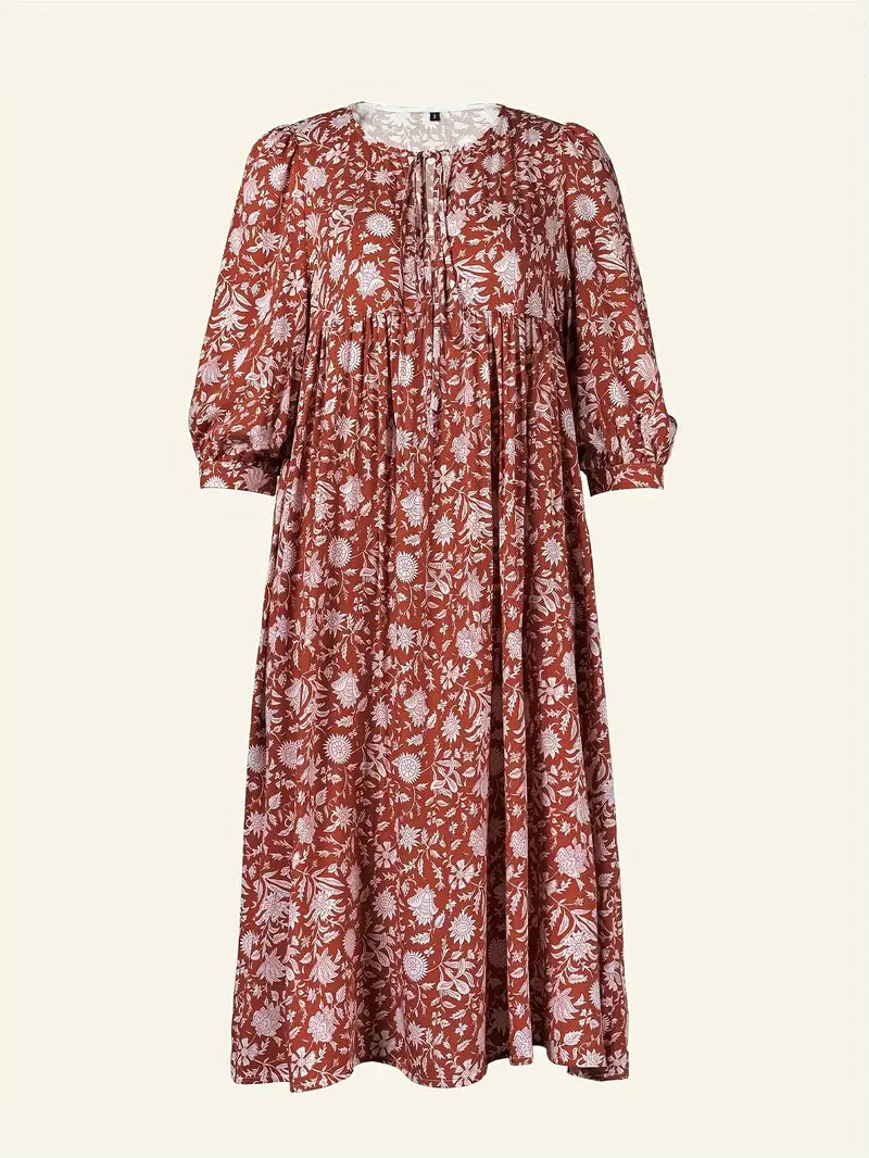 Eilly Bazar Viscose Printed Dress