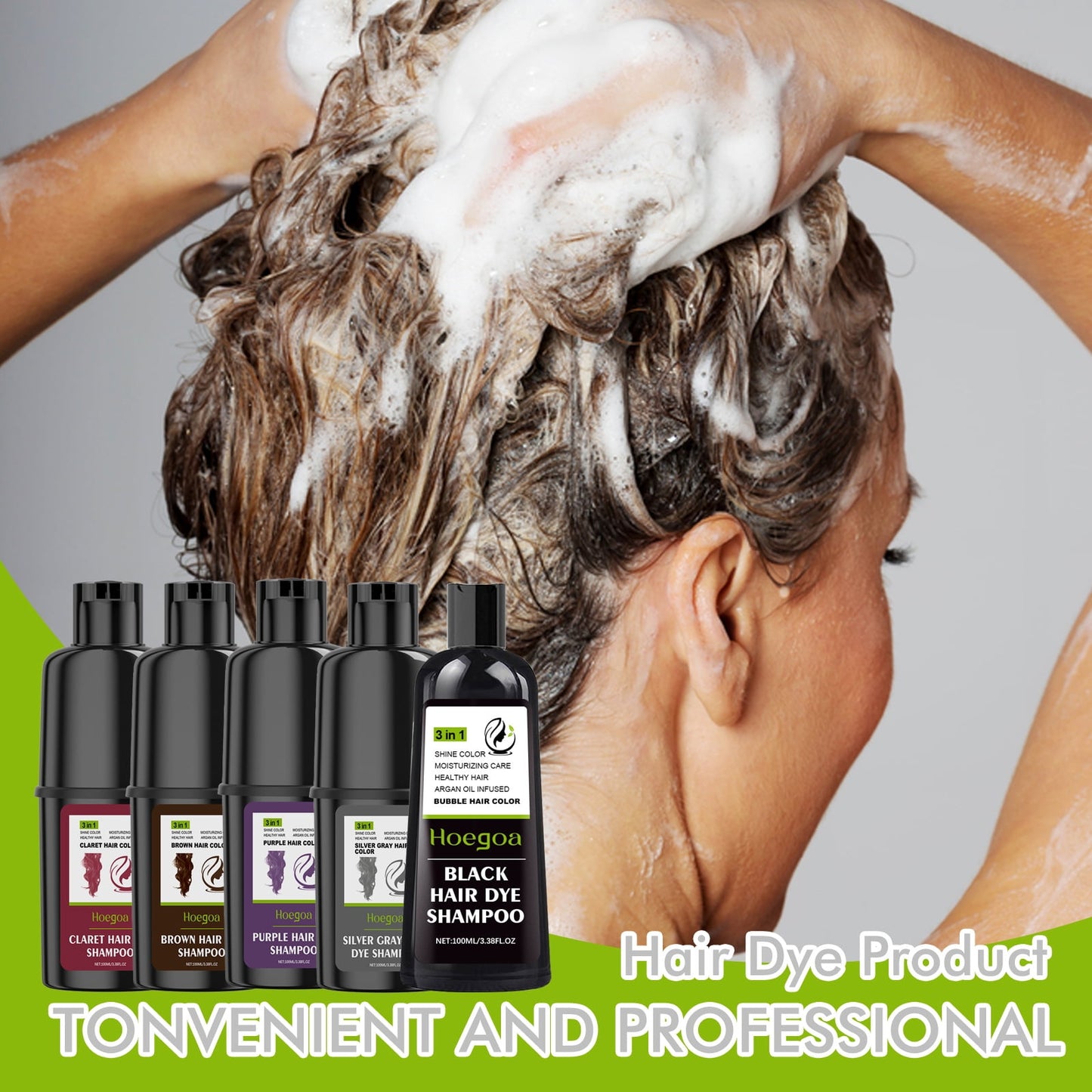 Hoegoa Herbal Hair Dye Shampoo