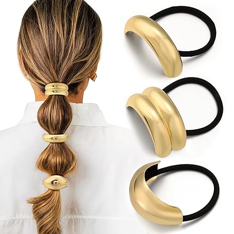 Metal Cuff Hair Ties