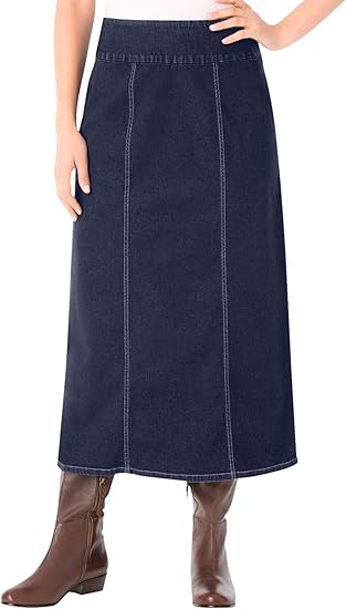 Classic Flexi Fit Denim Skirts