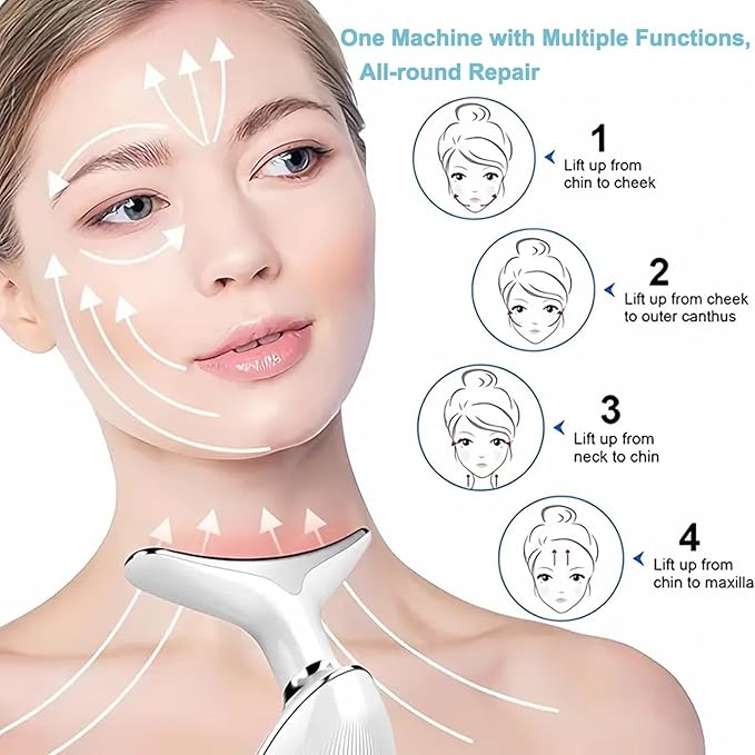LED Photon Beauty Facial Massager